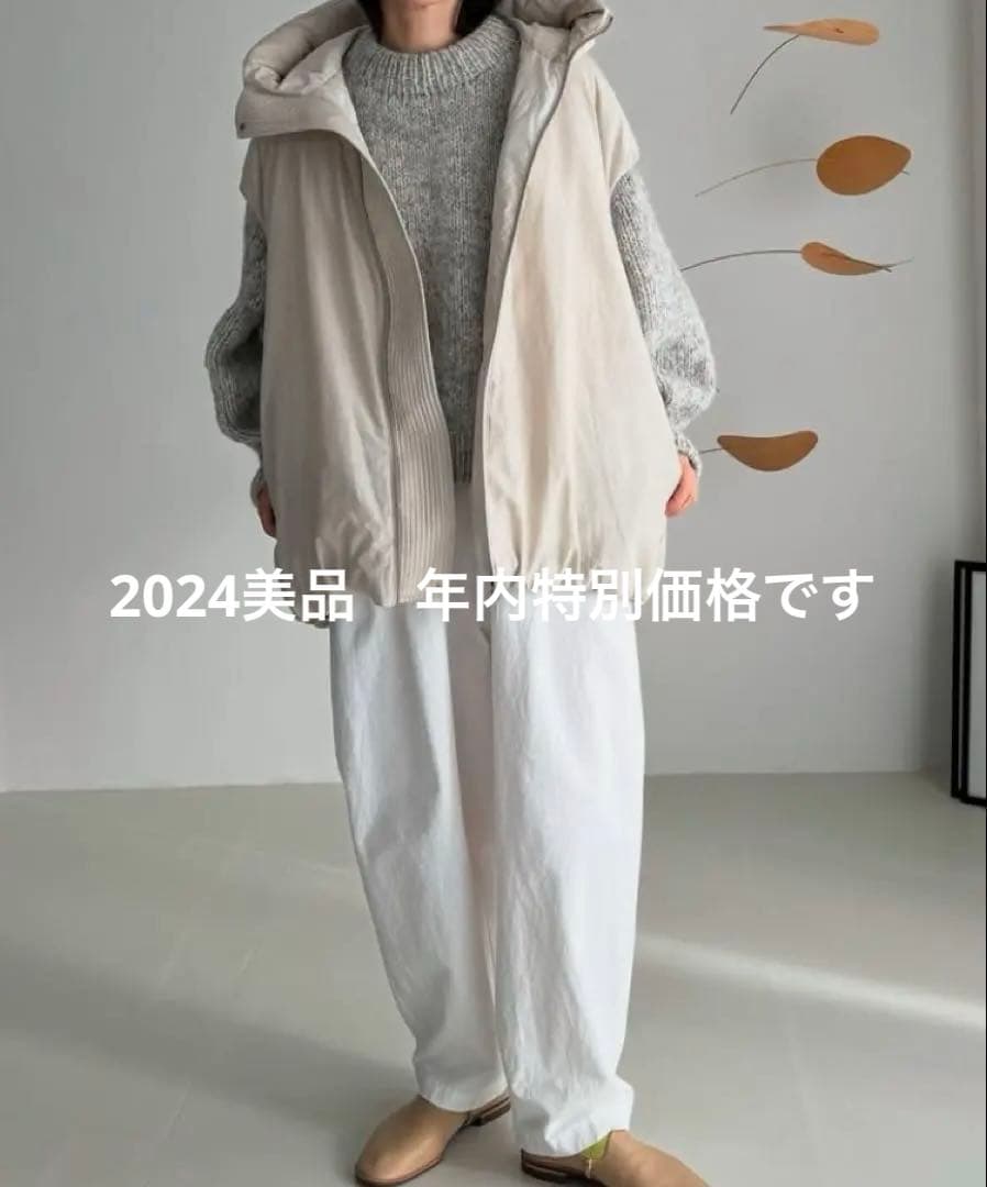 ARGUE フード付き ダウンベスト