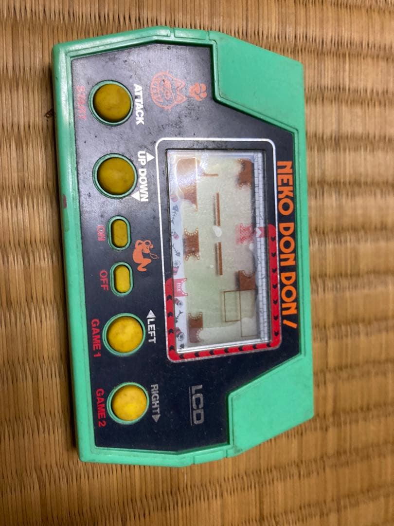 昭和レトロゲーム LSI GAME ガンダム 3大決戦！ おまけのネコドンドン