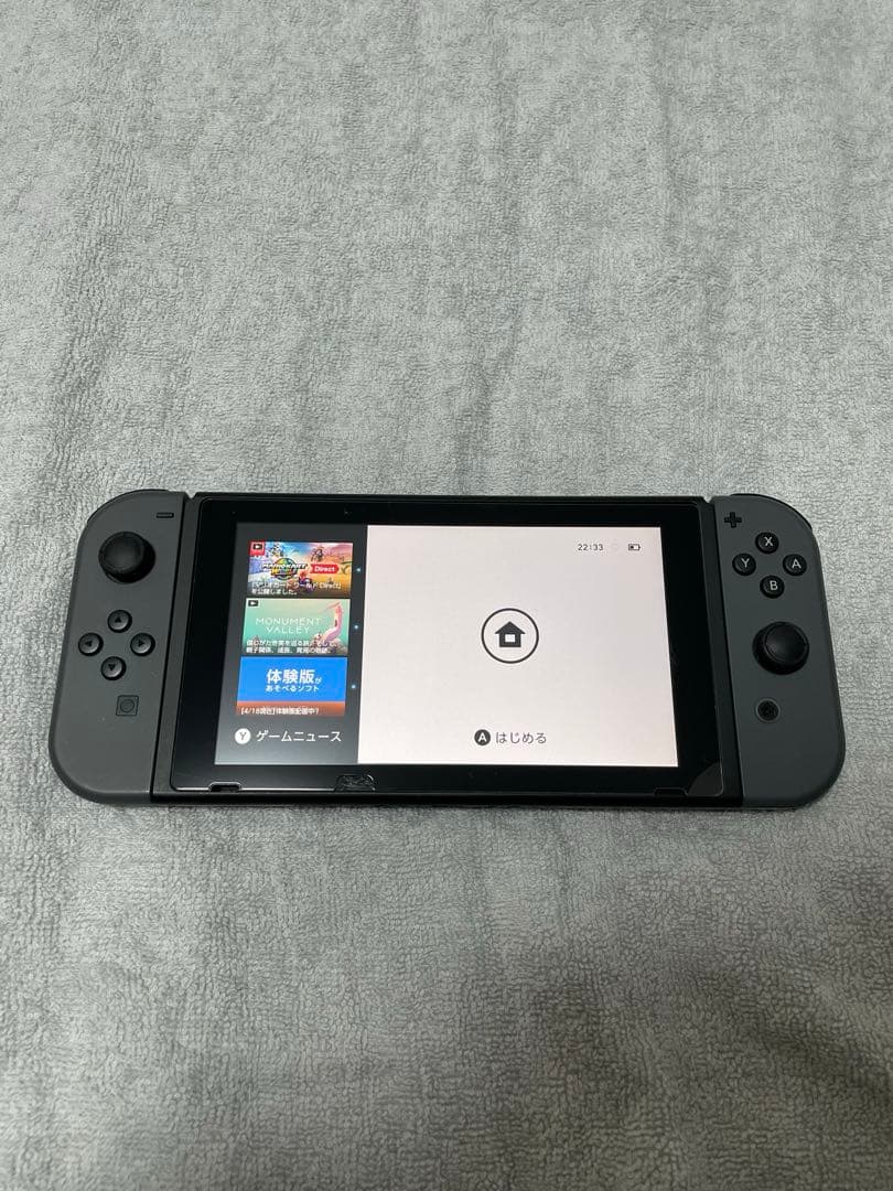 Nintendo Switch 本体 グレー おまけ付き　美品 即日発送可能