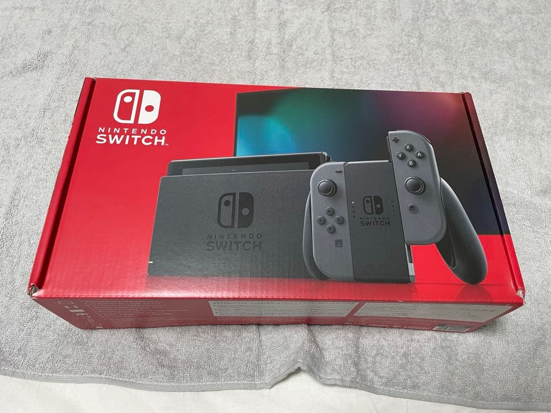 Nintendo Switch 本体 グレー おまけ付き　美品 即日発送可能