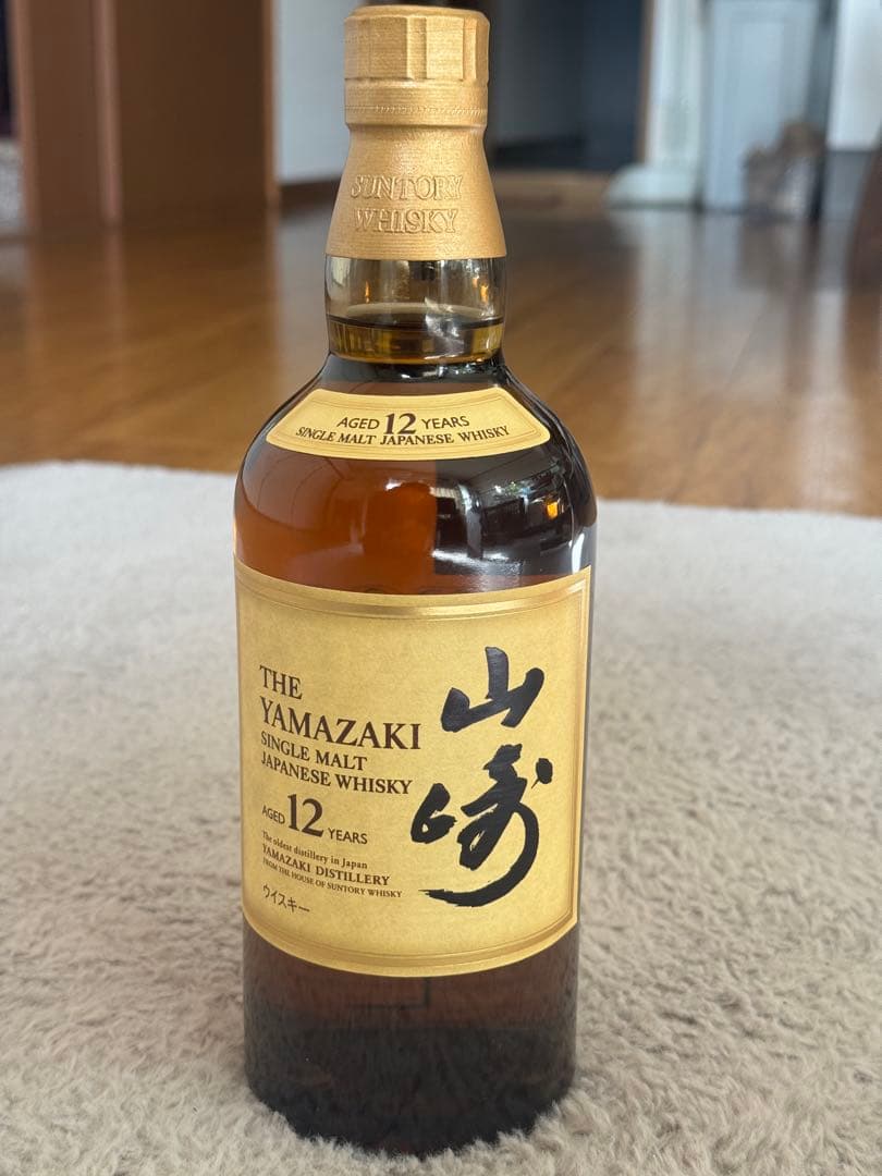 山崎 12年 シングルモルトウイスキー(箱なし)