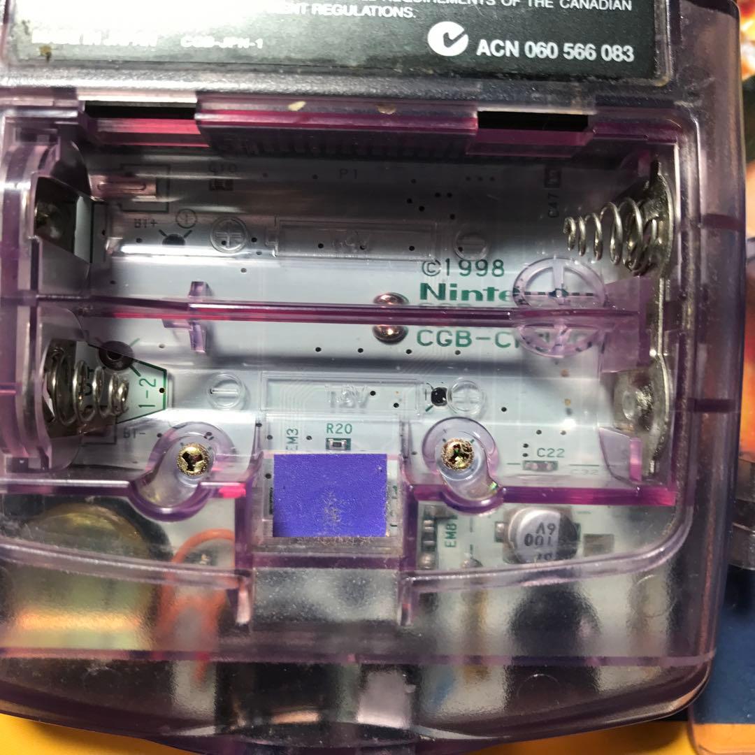任天堂ゲームボーイカラー人気のパープル