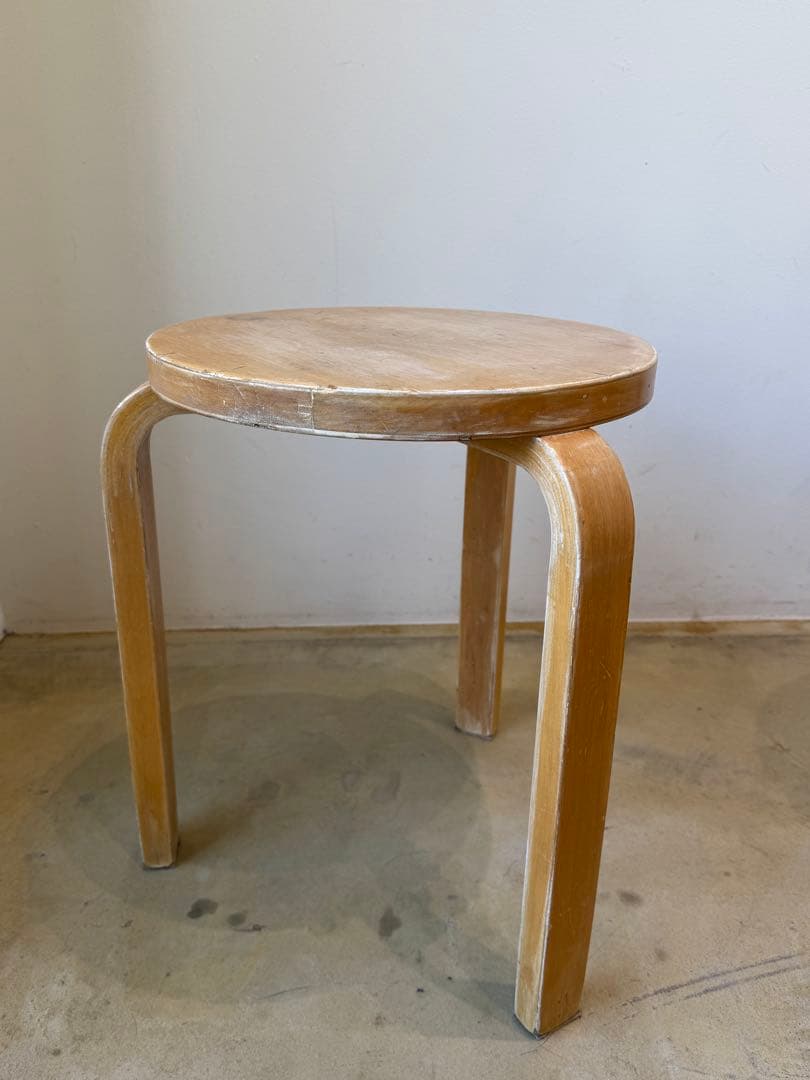soy50年代stool60 Alvar Aalto ナチュラルトップ