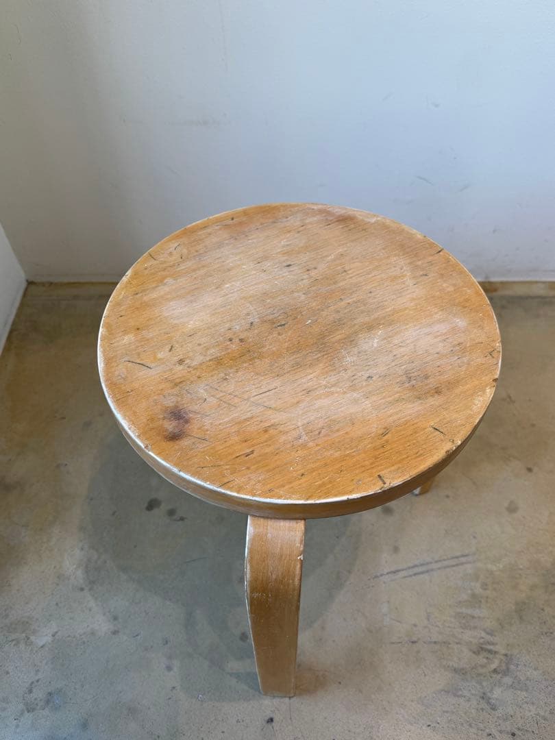 soy50年代stool60 Alvar Aalto ナチュラルトップ