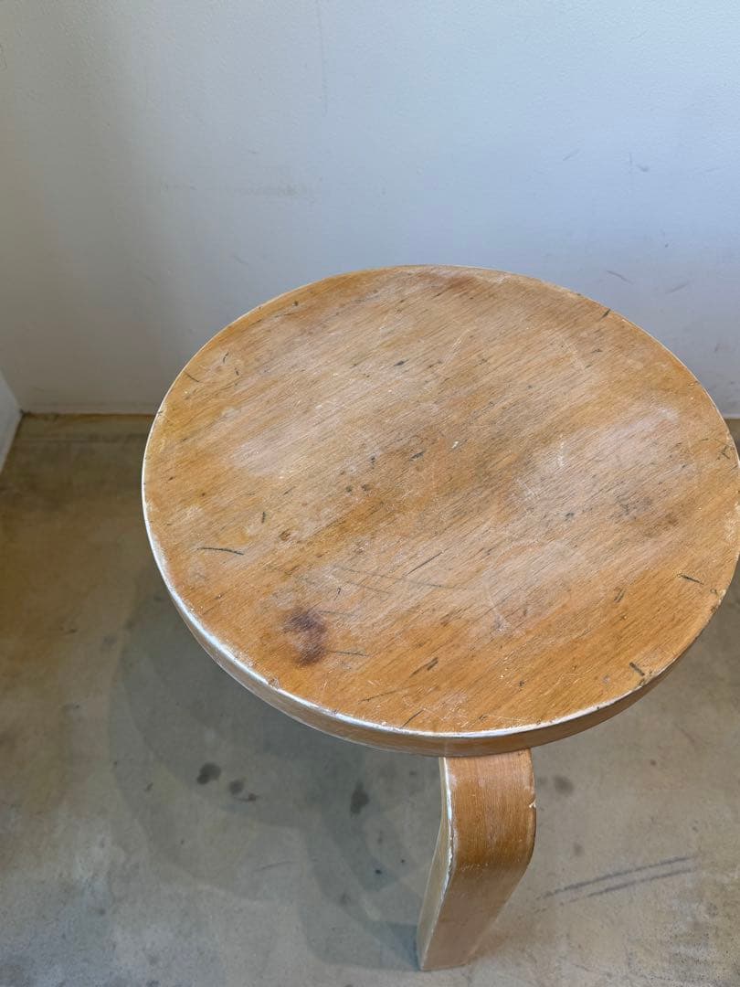 soy50年代stool60 Alvar Aalto ナチュラルトップ
