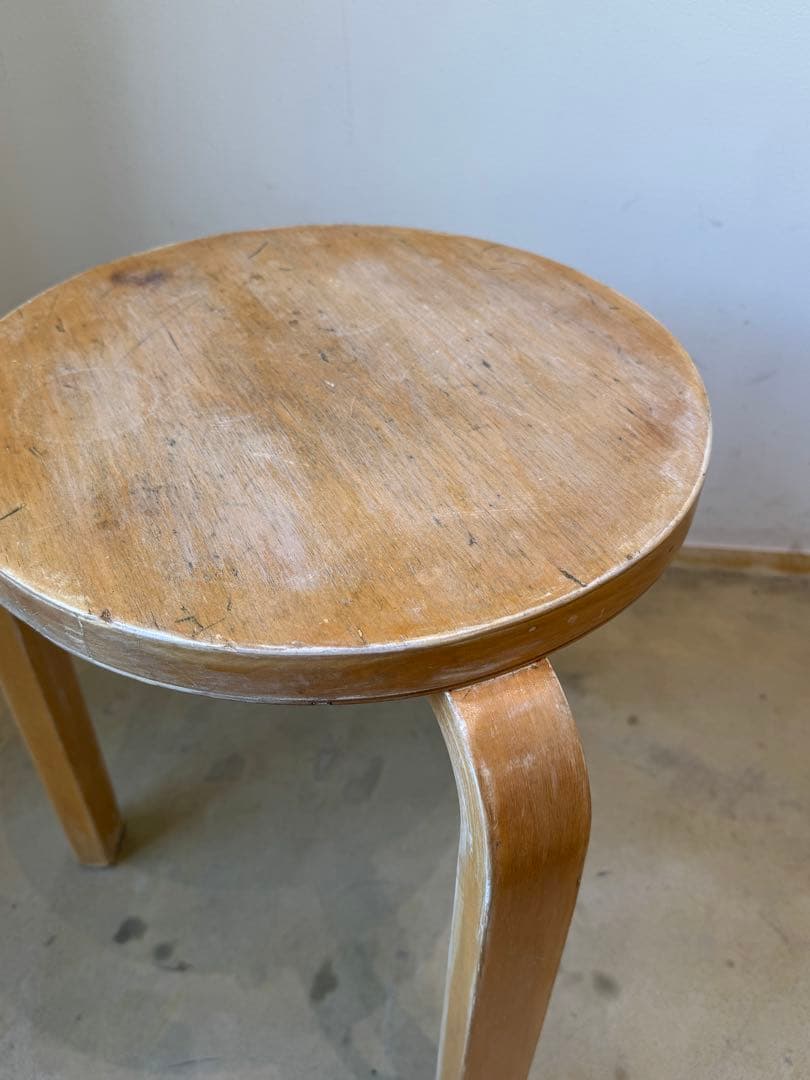 soy50年代stool60 Alvar Aalto ナチュラルトップ
