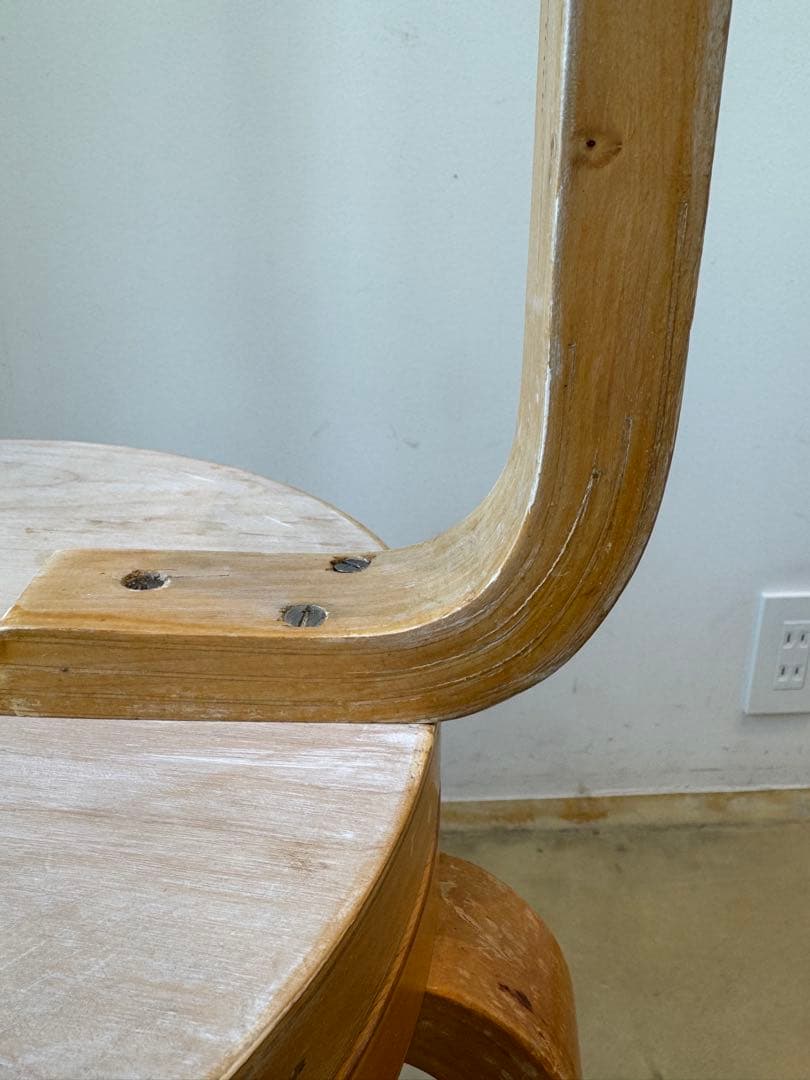 soy50年代stool60 Alvar Aalto ナチュラルトップ