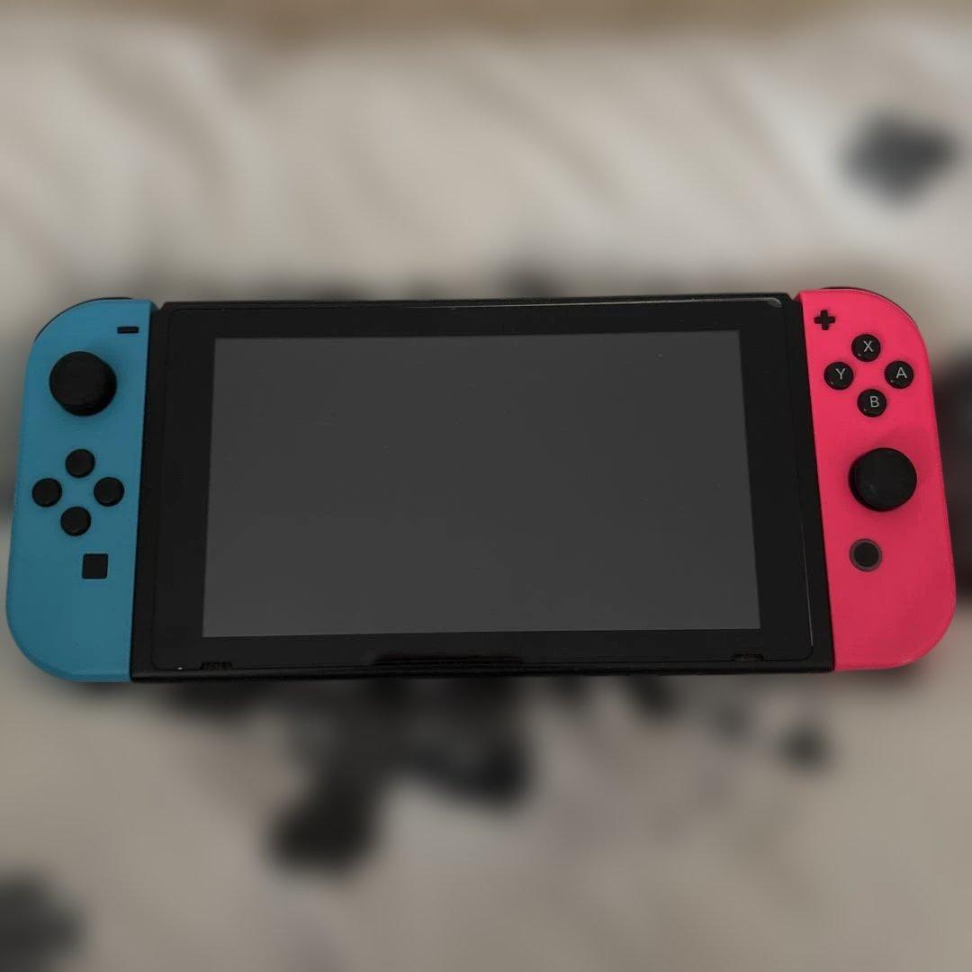 （ジャンク品）スイッチ本体⭐︎ジョイコン⭐︎ネオンピンク⭐︎ネオンブルー