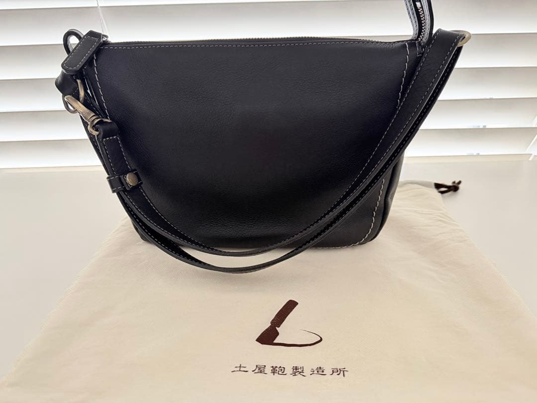 【土屋鞄製作所】ショルダーバッグ/黒/防水