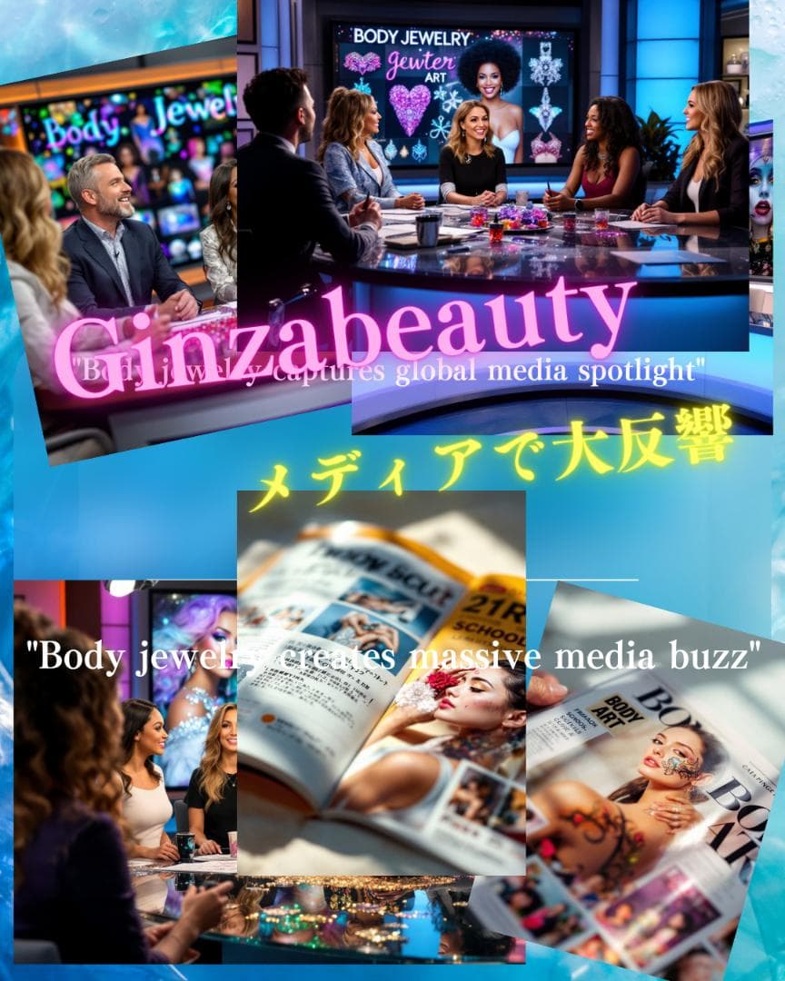 ≪商材≫ボディジュエリー超豪華５０色キット付き✶開業セット！ボディージュエリー