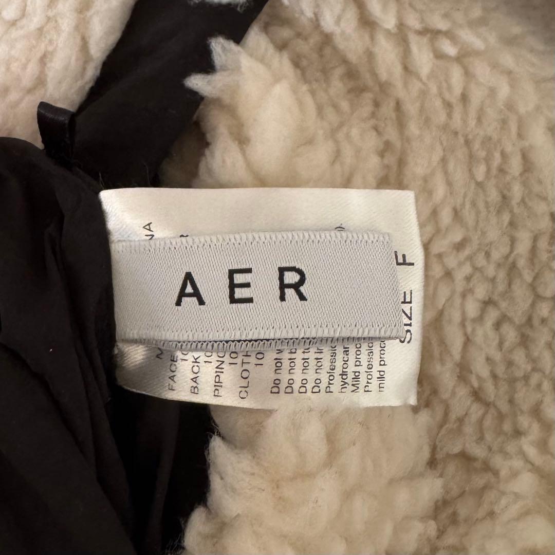 ADAM ET ROPÉ FEMME 2way キルトボアリバーシブルブルゾン