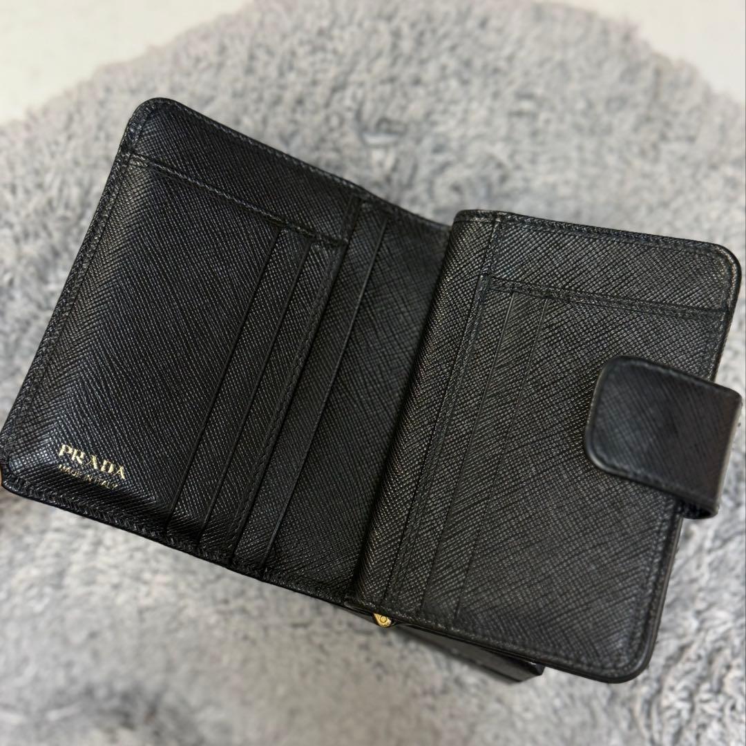 PRADA プラダ　財布　サフィアーノ　２つ折り