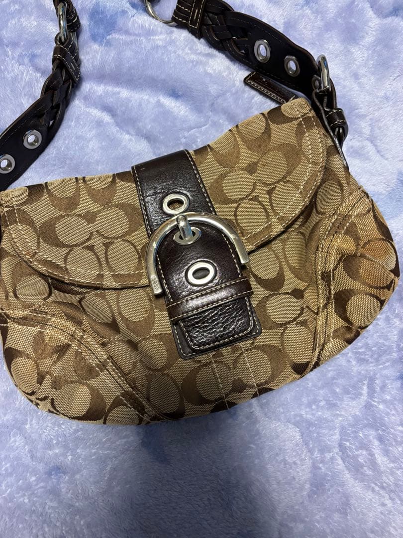 COACH ソーホーシグネチャーワンショルダーバッグ