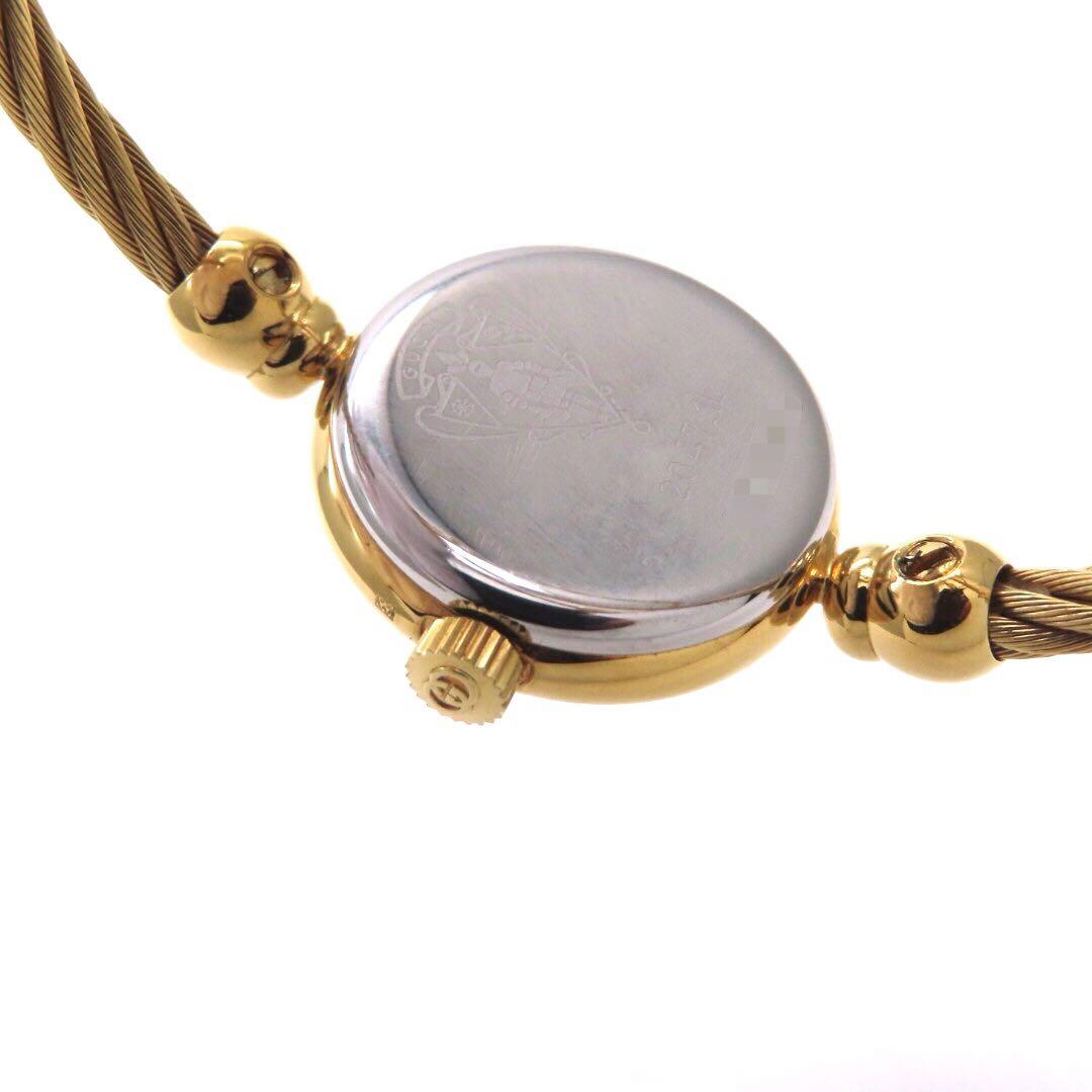 ☆極美品 2047 GUCCI グッチ 時計 シェリーライン ゴールド バングル