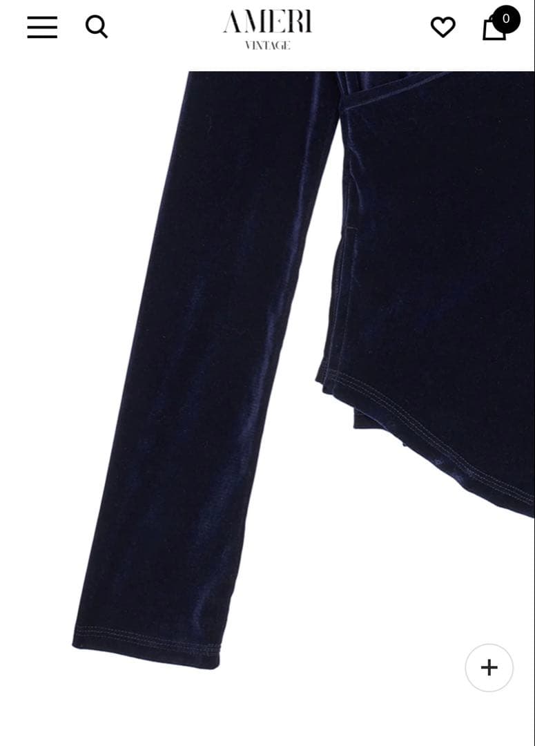 Ameri VINTAGE (アメリヴィンテージ) ベロアトップスです！！