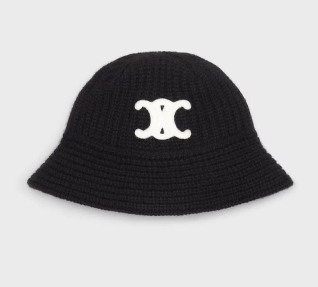 未使用品　CELINE トリオンフクロシェ バケットハット