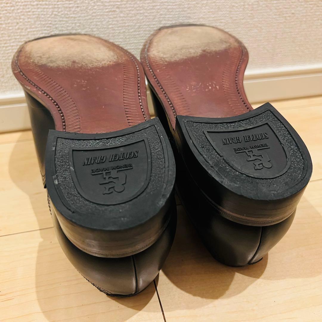 【極美品】スコッチグレイン セミブローグ パンチドキャップトゥ F-920