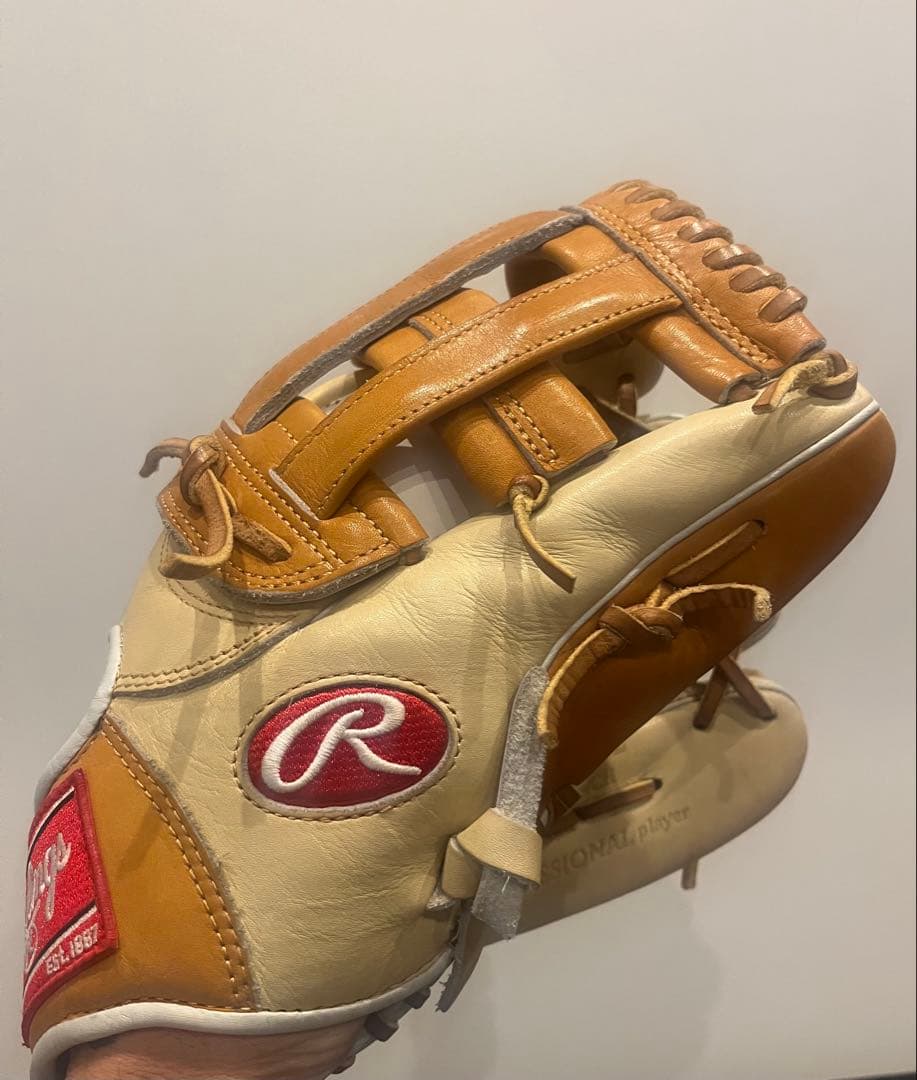 【美品】RAWLINGS ローリングス　グローブ　オールラウンド用　右利き　野球