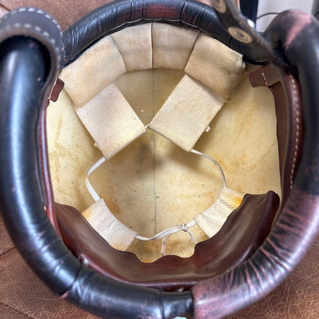 ノマドクロージング　ヘルメット　レザートリム　ブラック