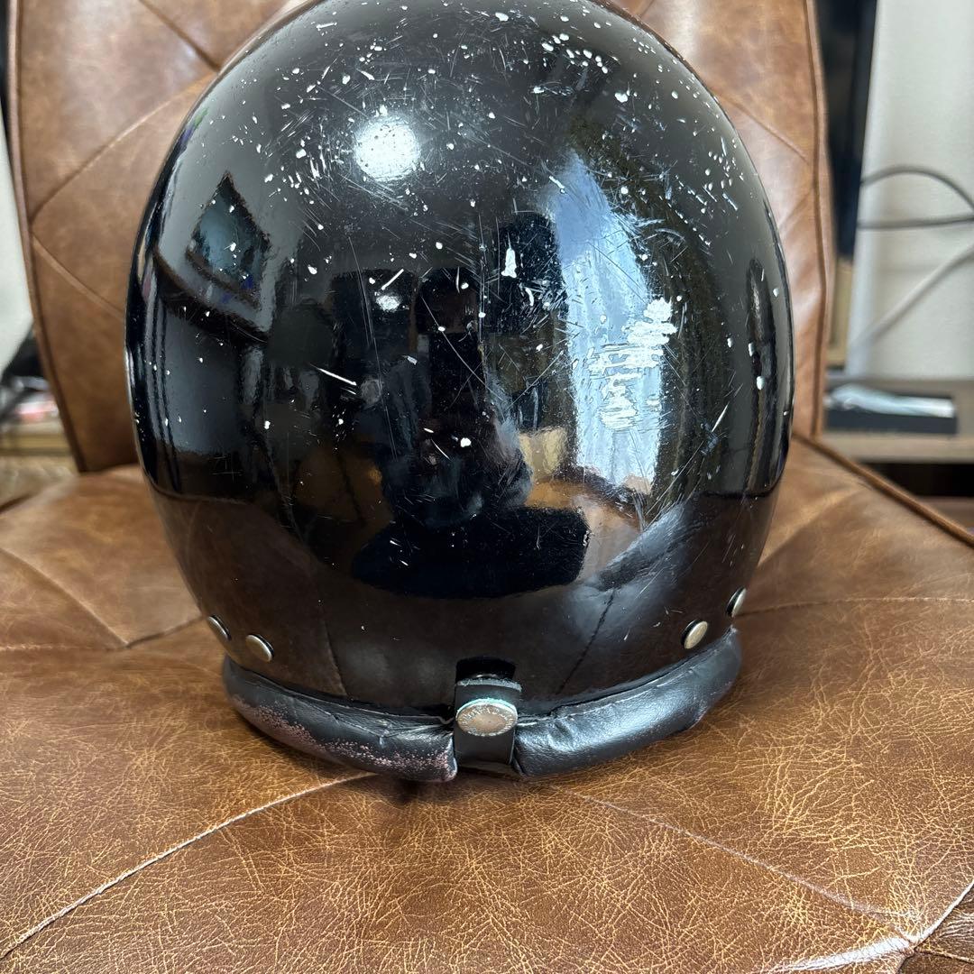 ノマドクロージング　ヘルメット　レザートリム　ブラック