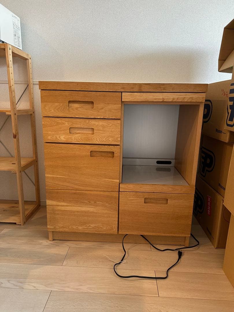 【敦】unico ヒュッテ 食器棚 キッチンボード