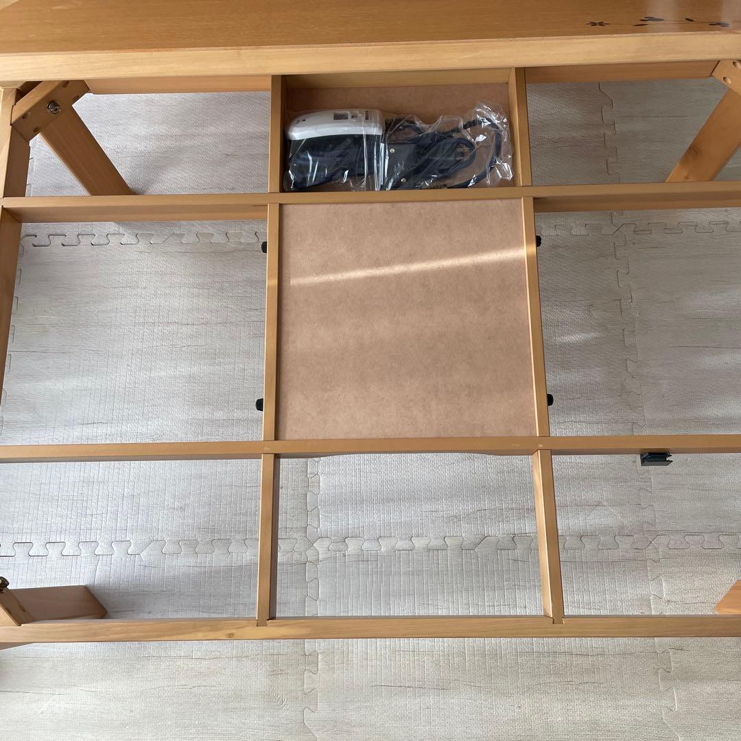 ディズニー ミッキー テーブル木製こたつ／ベルメゾン