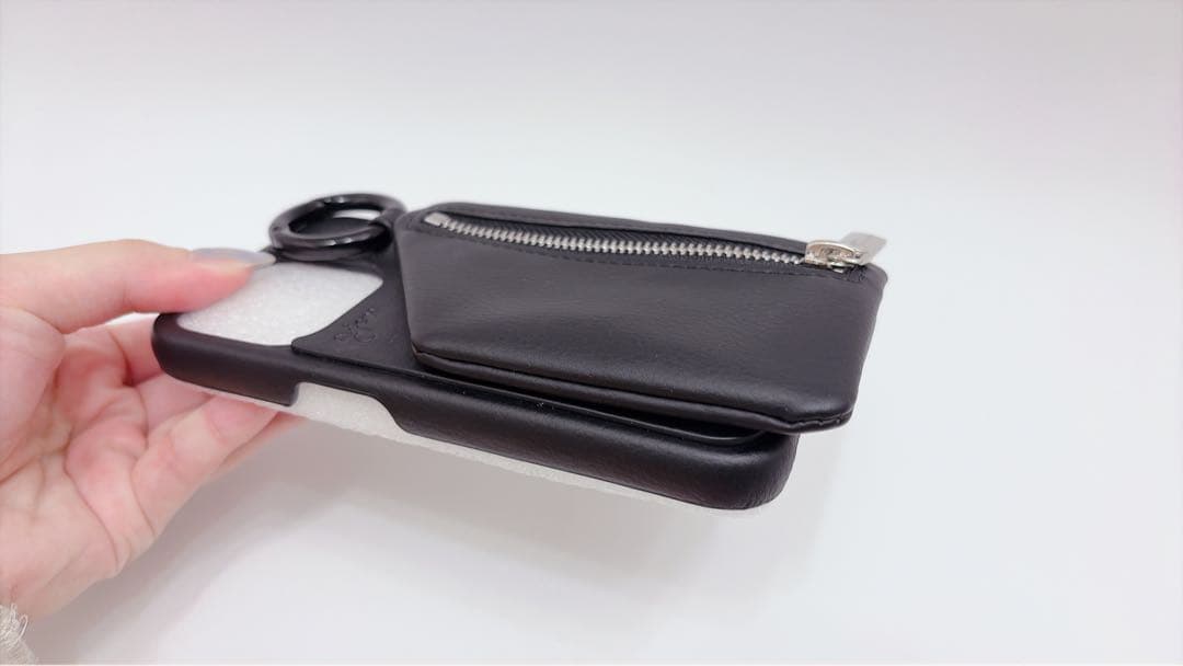 ajew エジュー pureblack ブラックiPhone 15Pro