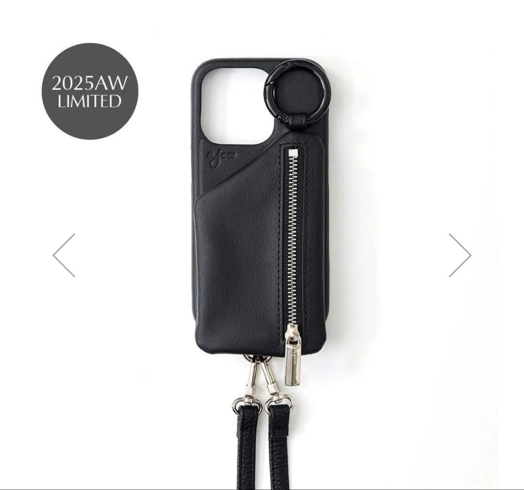 ajew エジュー pureblack ブラックiPhone 15Pro