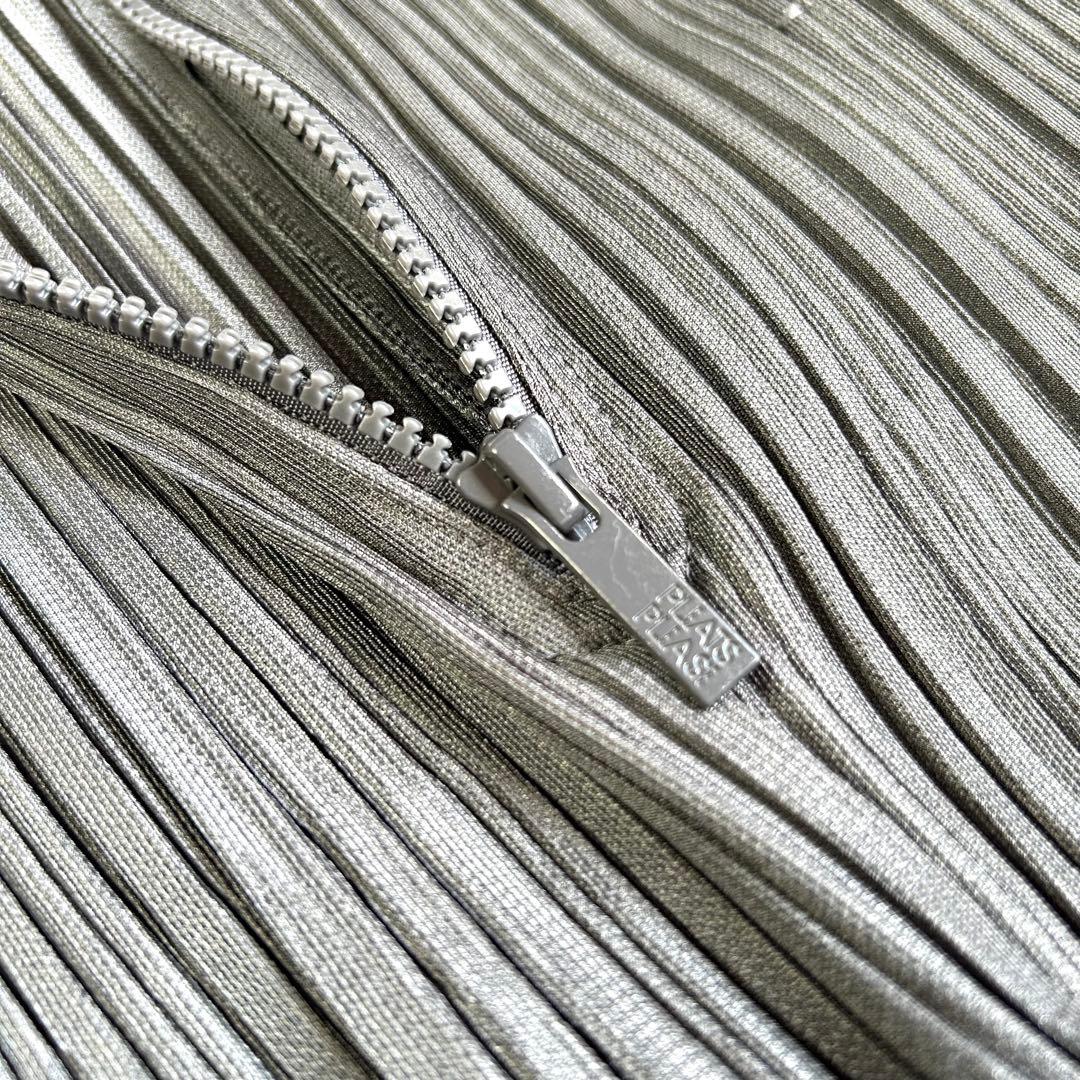 【極美品】プリーツプリーズ 現行モデル オールインワン サロペット グレー 2