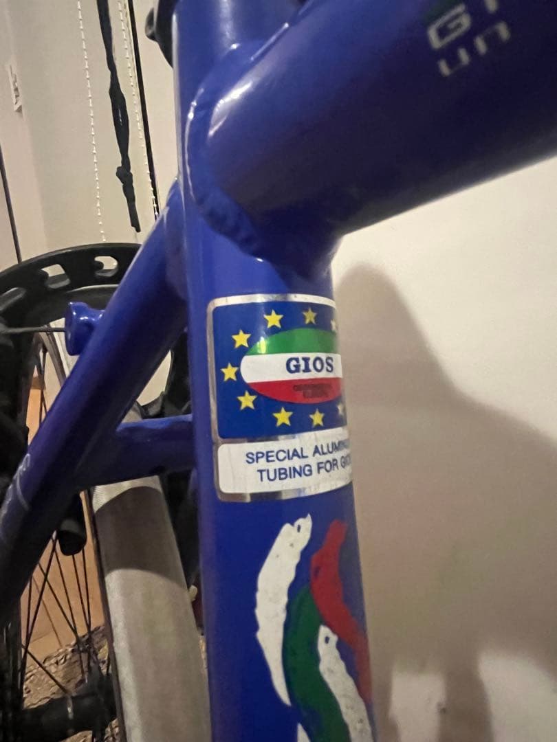 8000円引　GIOS MISTRAL クロスバイク 青　手渡し希望