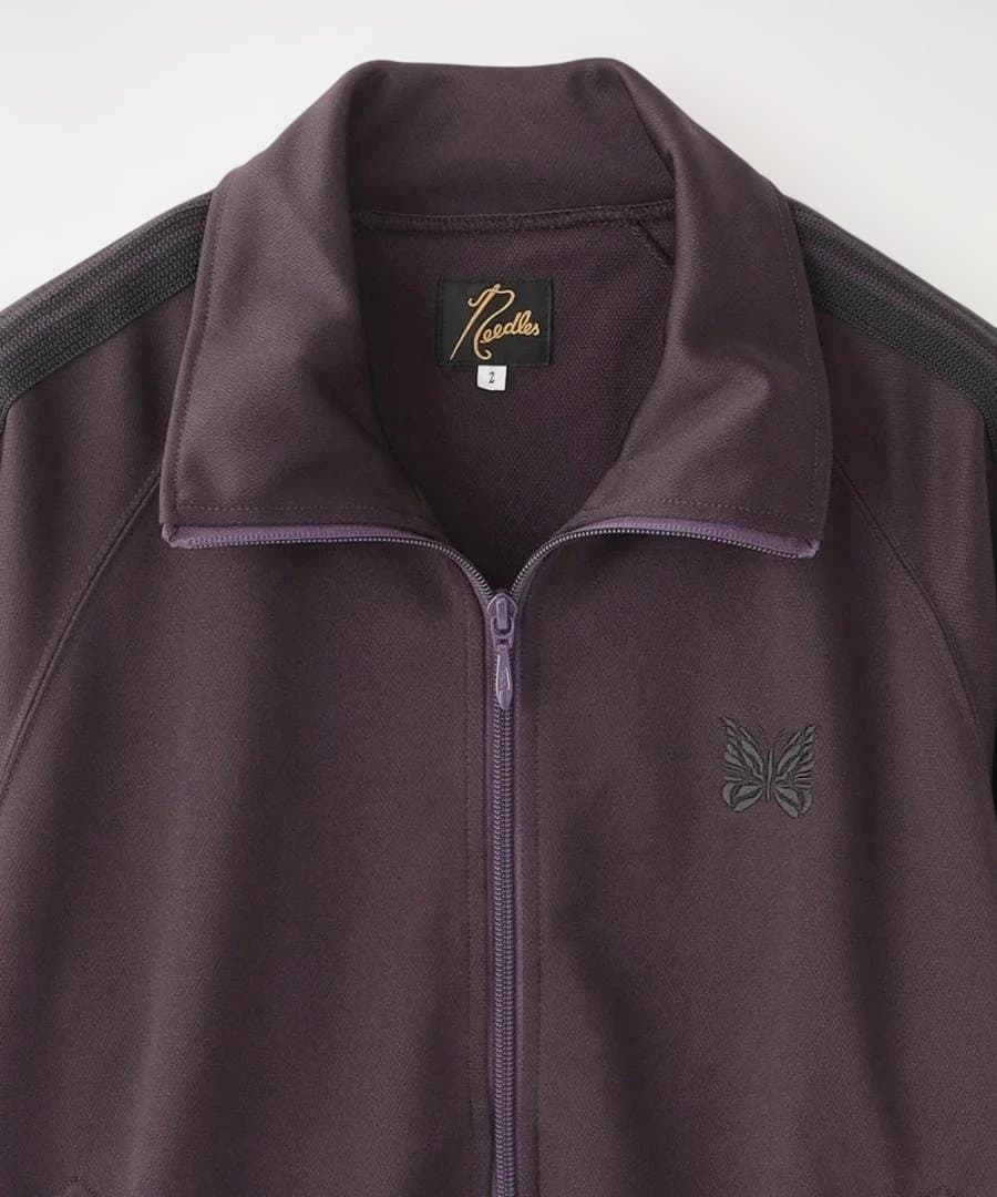 トップス Needles TrackJacketPoly Smooth Dk.Purple