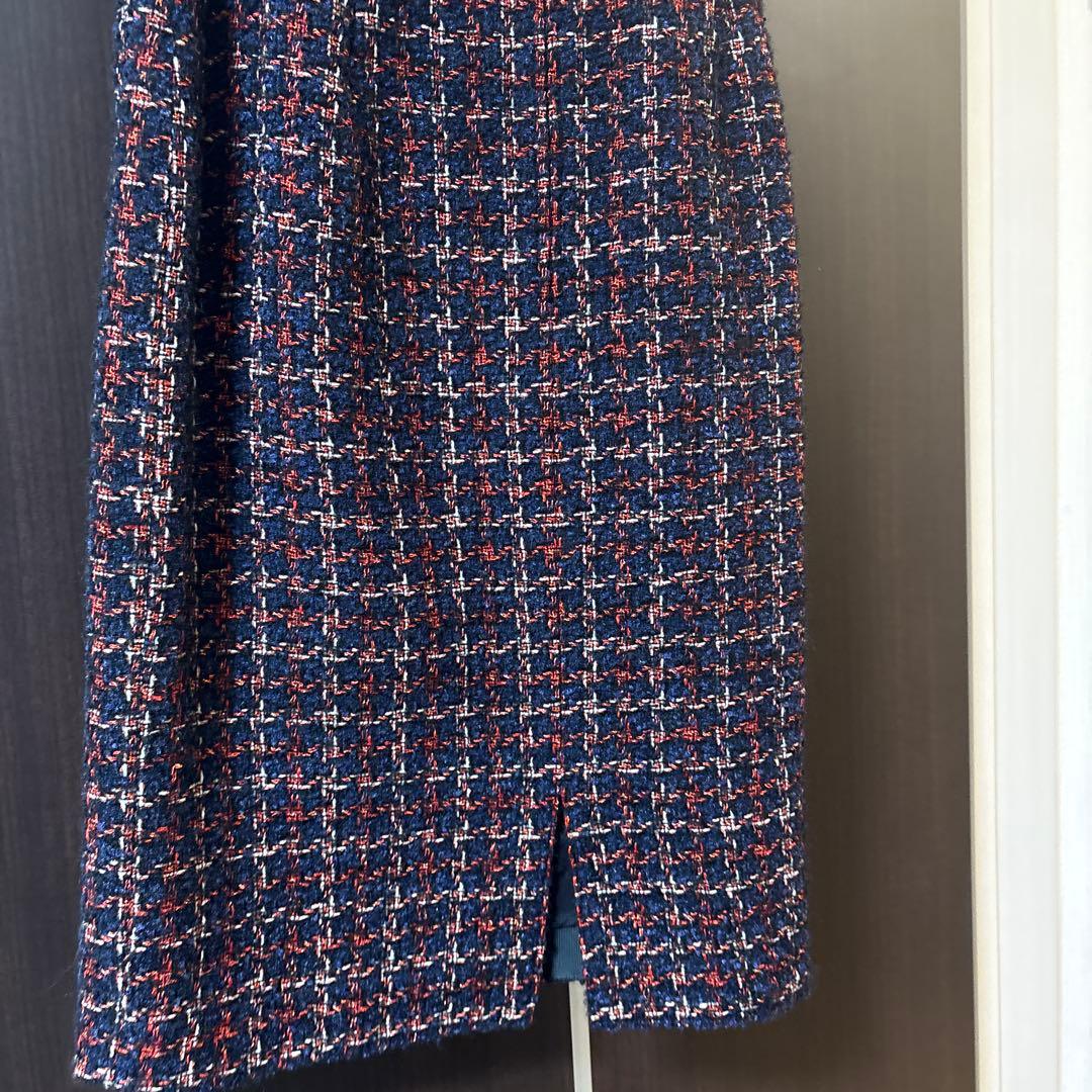 美品ツイードスーツ　トゥルニエ社ツイードスーツ