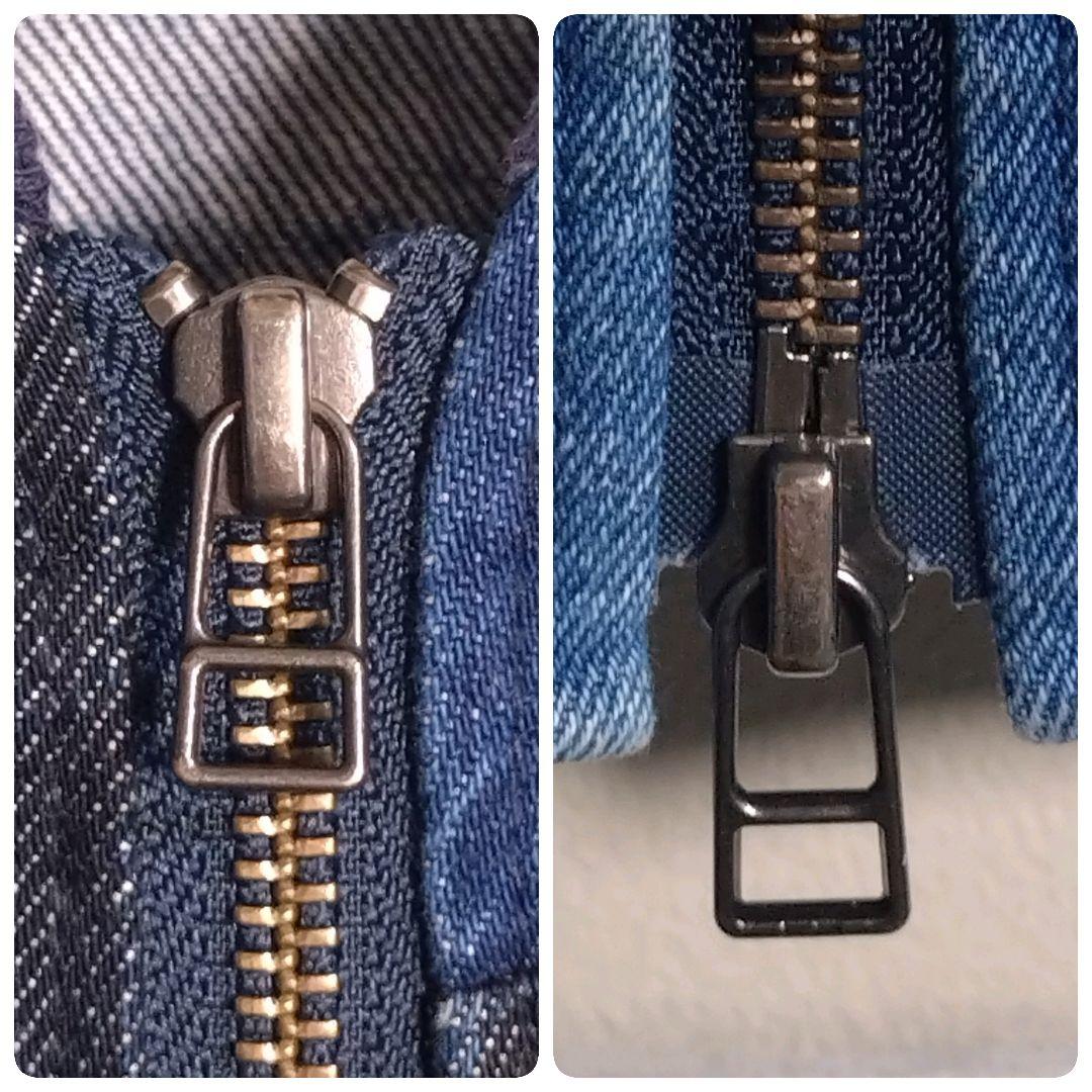 個性派古着★MA-1型 パッチワーク デニムジャケット インディゴ XL相当