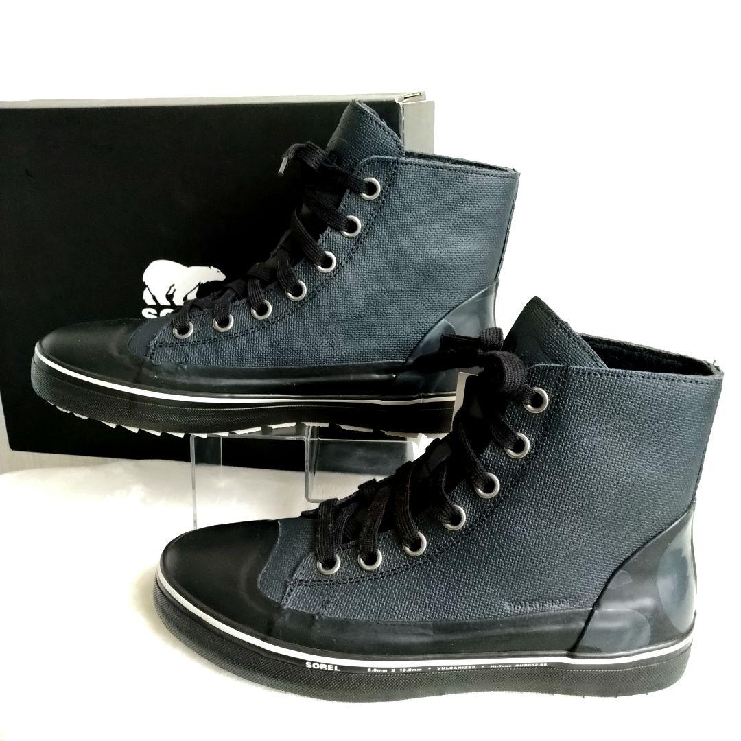 SOREL 防水 ブーツ シャイアン メトロ 長靴 黒 28