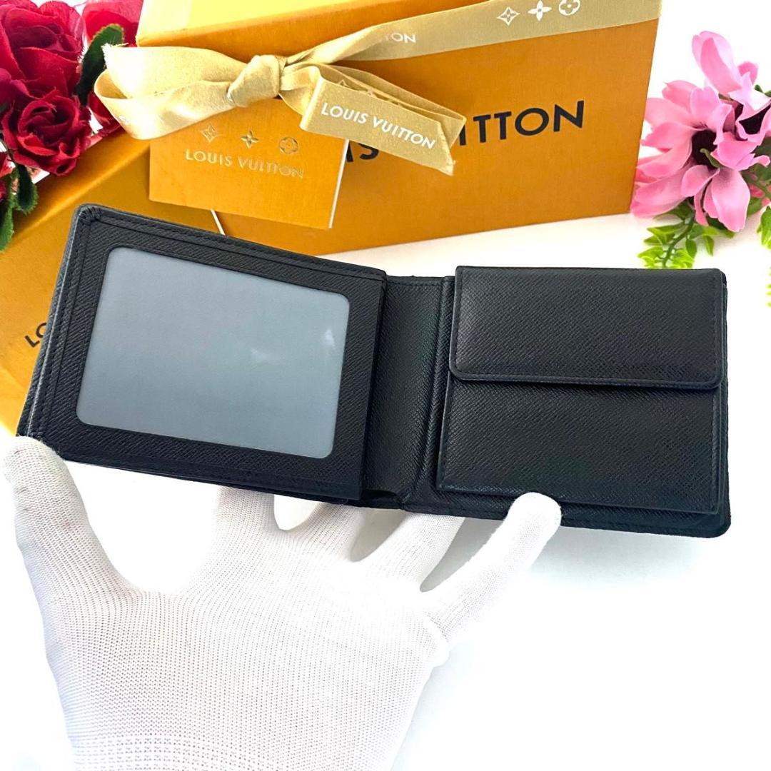 ルイ ヴィトン◎ポルトフォイユ フロリン 二つ折り ダミエ グラフィット 黒