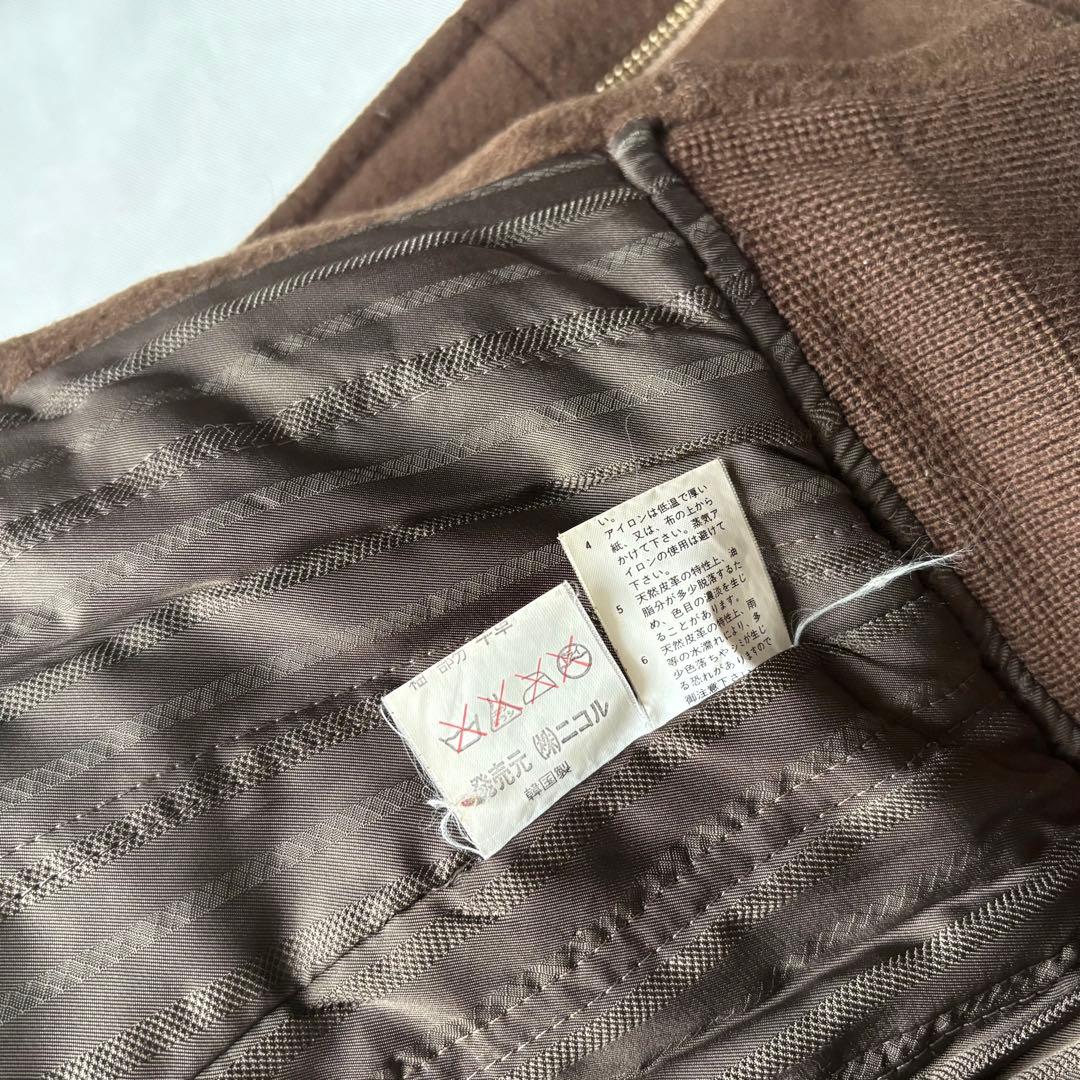 【90s】monsieur NICOLE ニコル スタジャン