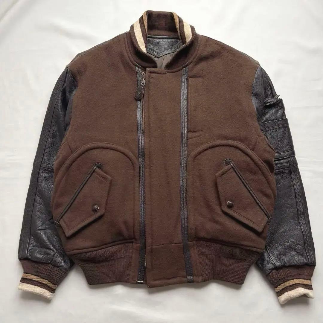 【90s】monsieur NICOLE ニコル スタジャン