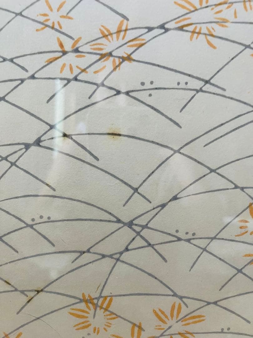 京都　唐長の唐紙　額縁入り