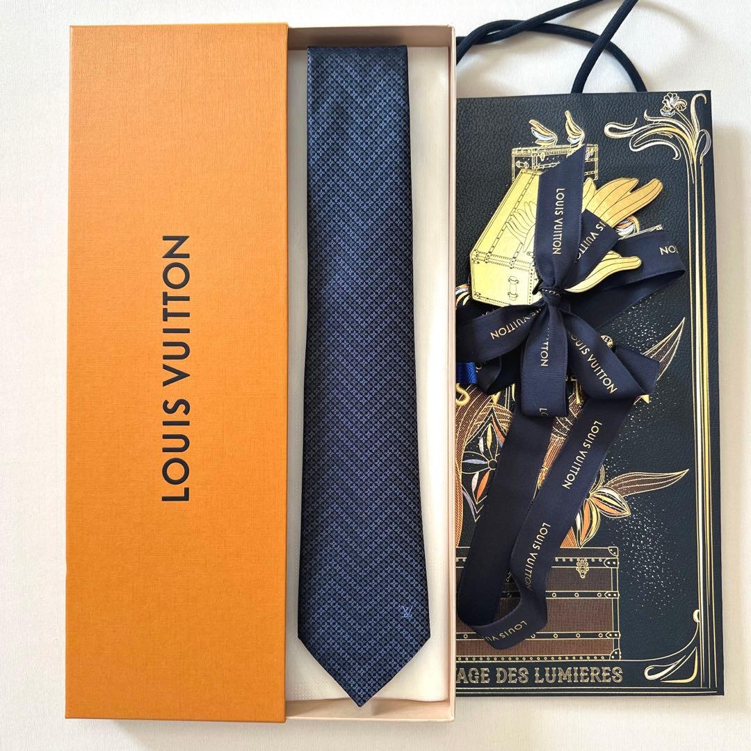 ルイ ヴィトン ネクタイ・LV ジグザグ 新品 未使用