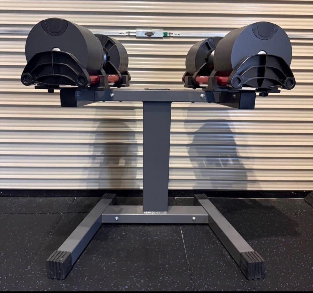 匿名 送料無料 NUO FLEXBELL 可変式ダンベル スタンド付 32kg