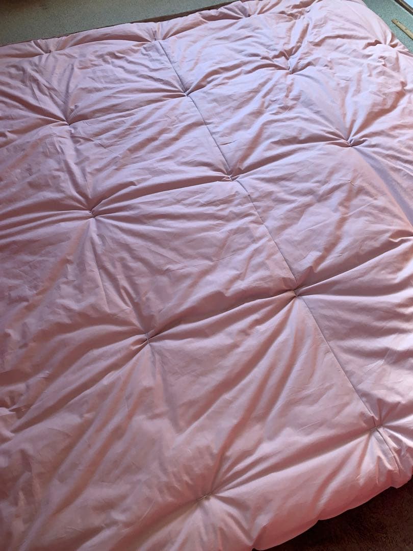 西川生地使用手造り220x220cm大判こたつ掛布団中綿も全て綿100%暖かい！