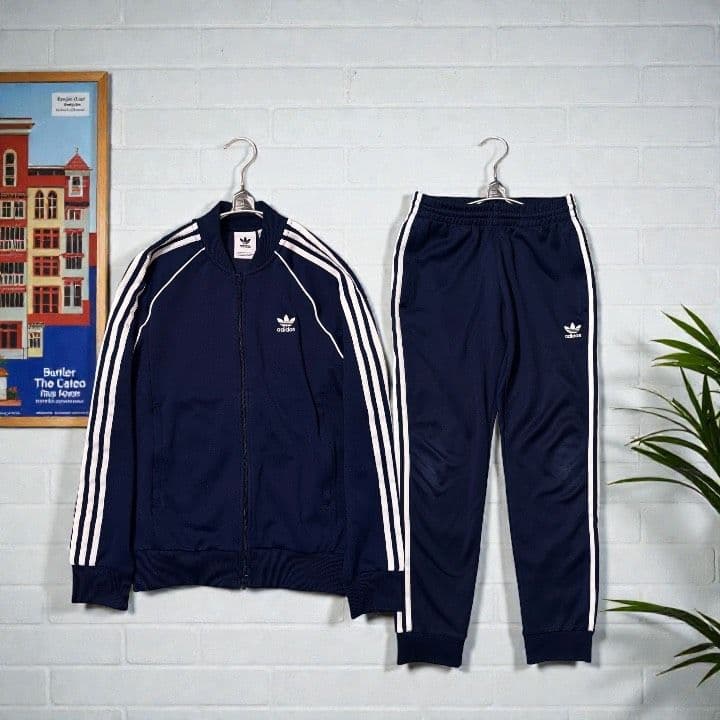 ◎万能ネイビー/訳あり◎★アディダス★ジャージ★ともにサイズL★トレフォイルロゴ