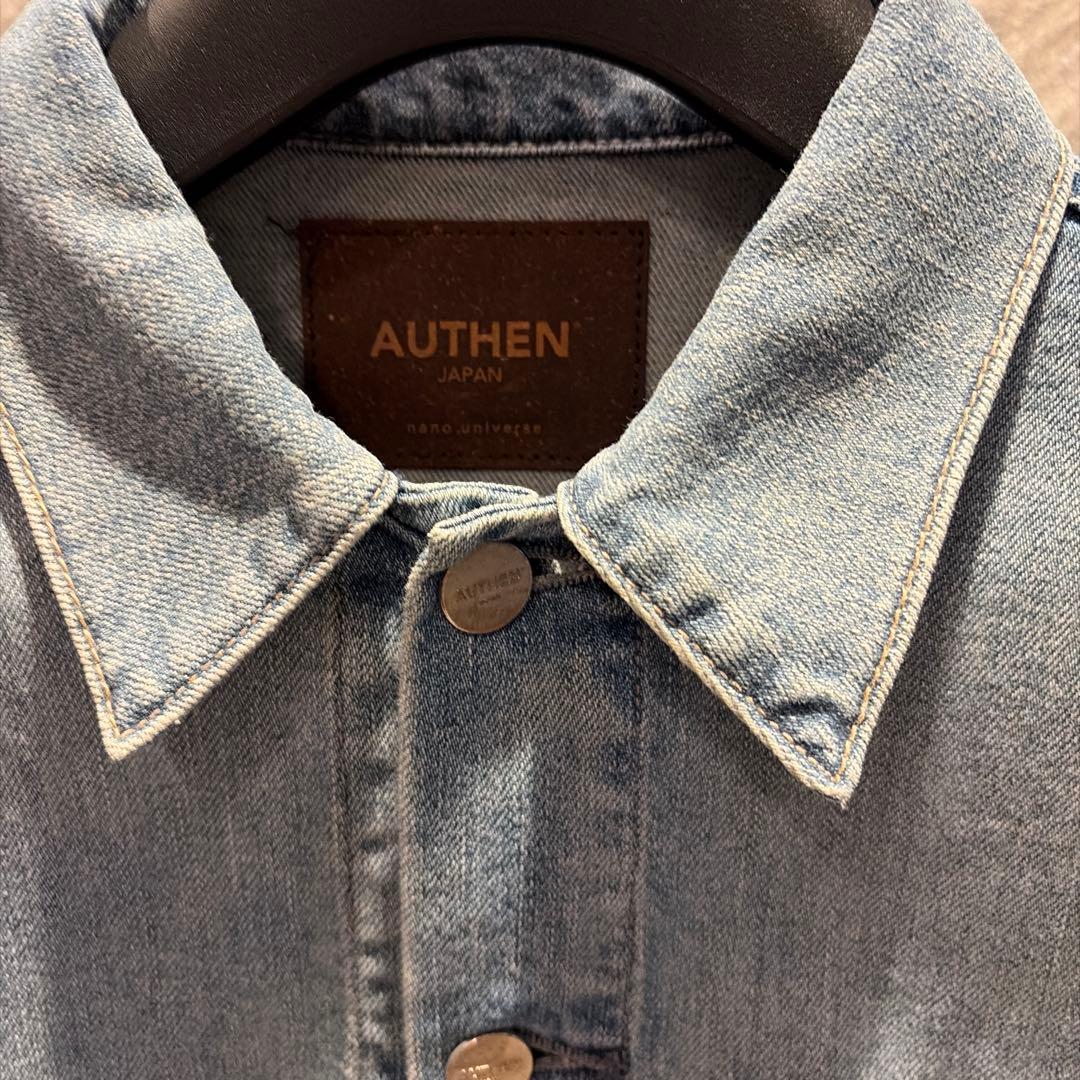 2025年購入　ナノユニバース　AUTHEN オーセン デニムジャケット　M