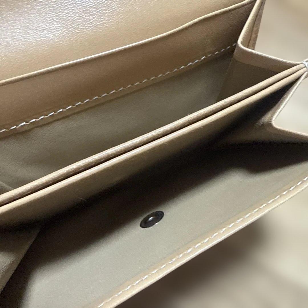 BURBERRY BLUE LABEL ミニ財布　ホワイト　ベージュ　未使用