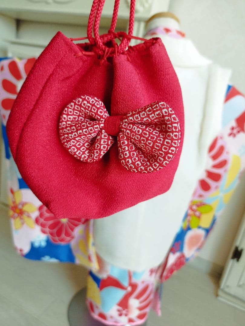 専用です☆ブランド☆ぷちぷり☆濃い紫着物、被布フルセット