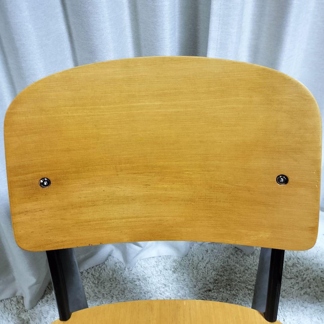 ジャン・プルーヴェ デザイン スタンダードチェア　リプロダクト　ブラック