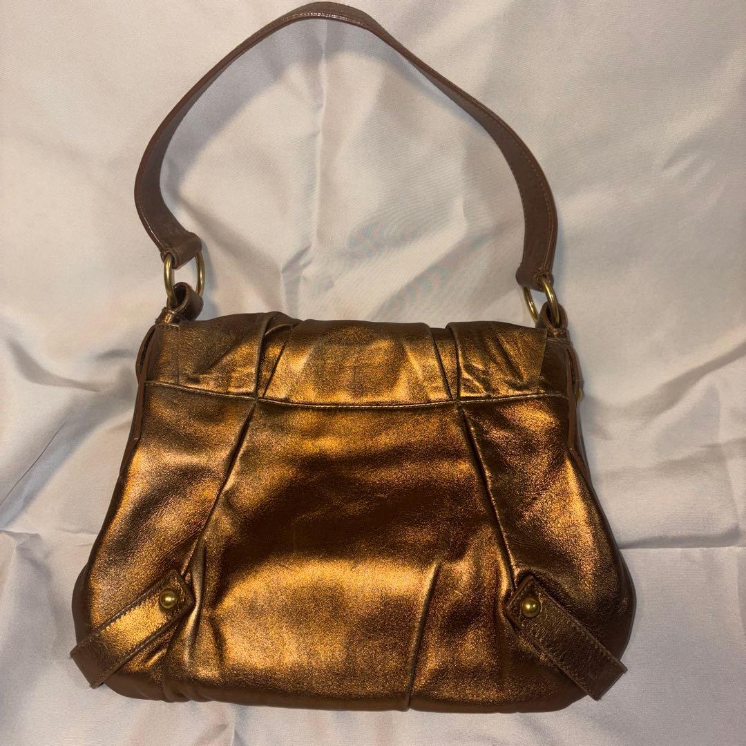 Yves Saint Laurent ブロンズ ショルダーバッグ