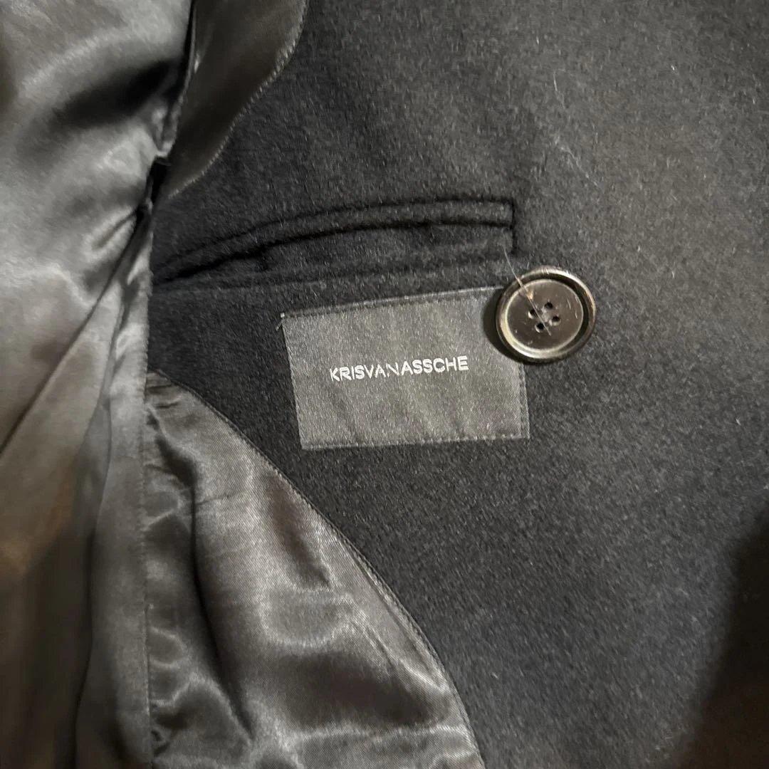 クリスヴァンアッシュ KRISVANASSCHEウール ダブルブレスト コート