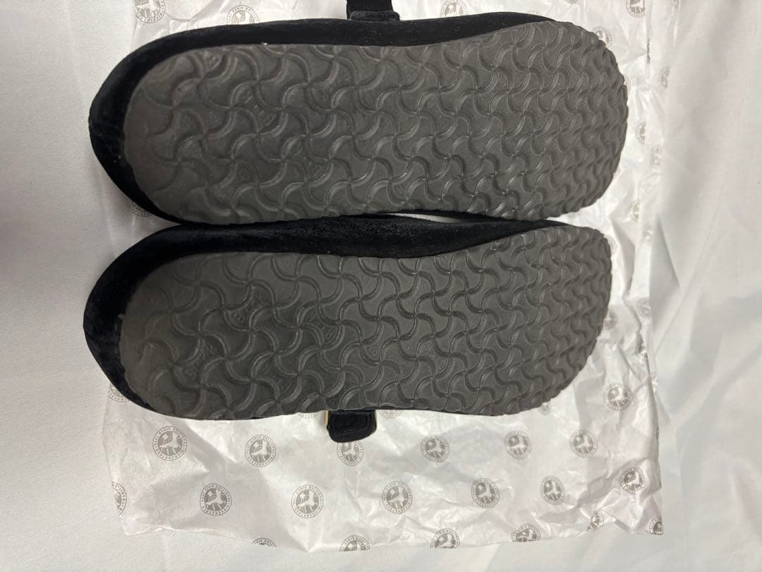 ビルケンシュトック サンタクラリタ ベルベット黒25cm(39)メリージェーン