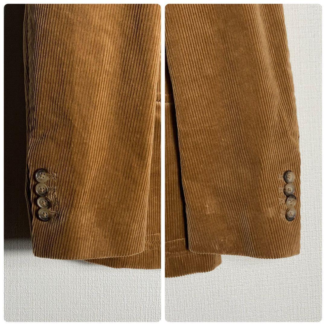 RALPH LAUREN テーラードジャケット 太畝コーデュロイ 刺繍ロゴ M.